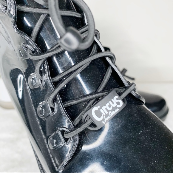 Circus Sam Edelman Knox Black Patent Leather Boots - Picture 4 of 9